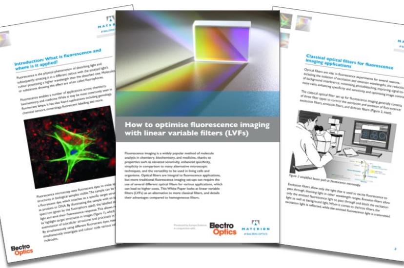 How to optimise fluorescence imaging with linear variable filters (LVFs)