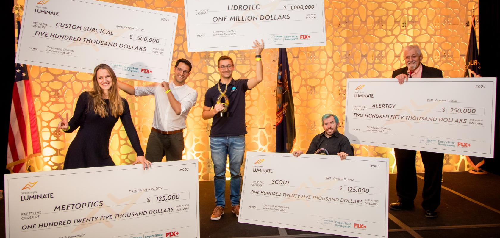 The winners of Luminate Cohort 5 took home a total of $2m in follow-on funding