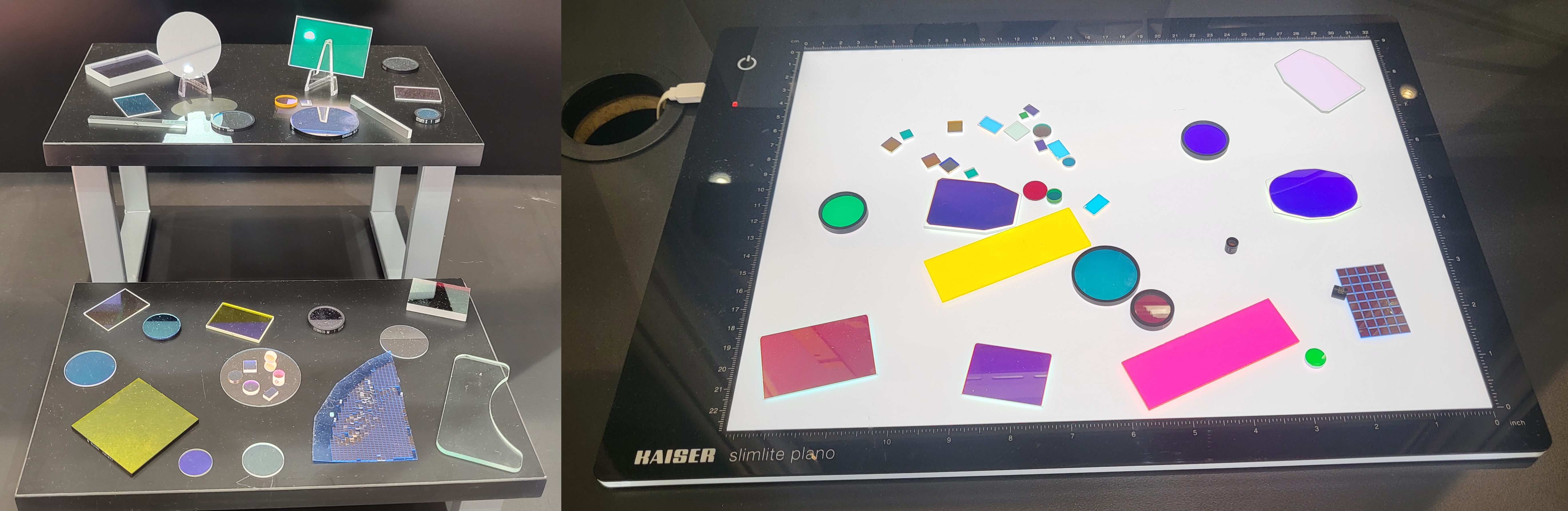 Photonics West Chroma Booth Optics Examples