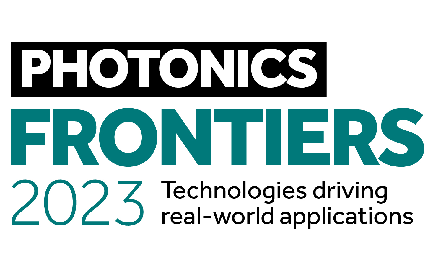 Photonics Frontiers 2023 Technologies driving real-world applications (logo)