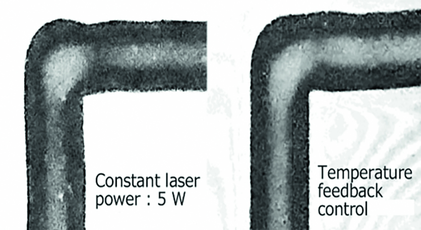 The difference that temperature feedback control makes to a laser weld
