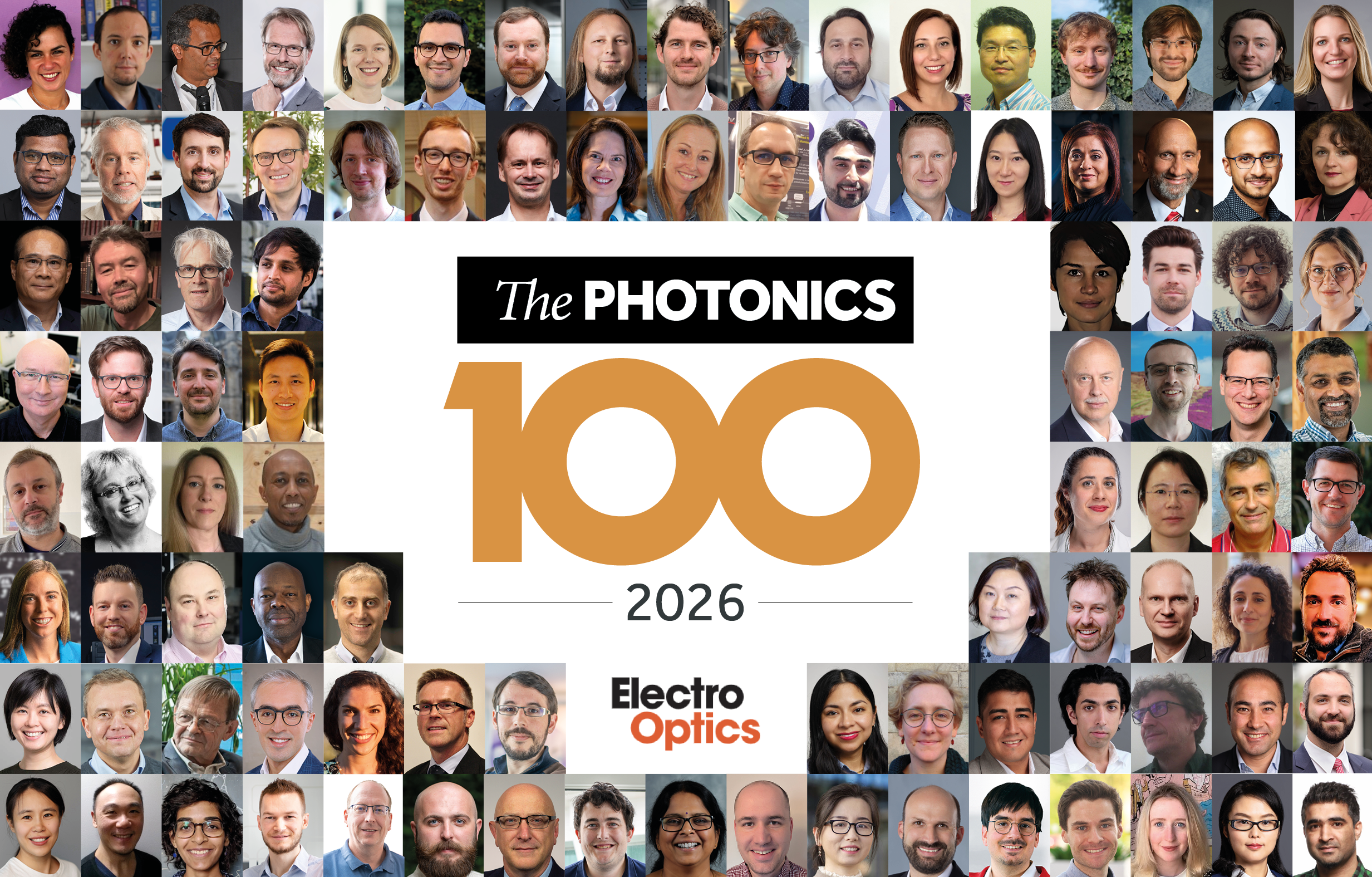 The faces of the Photonics100 2026