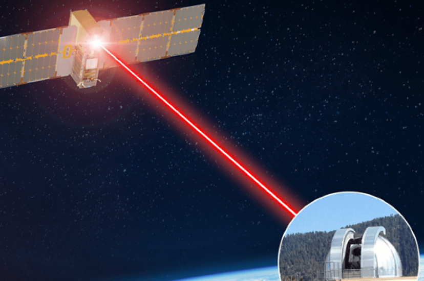 Laser communications hold more information than conventional radio systems, which could help scientists make more discoveries (Image: NASA)