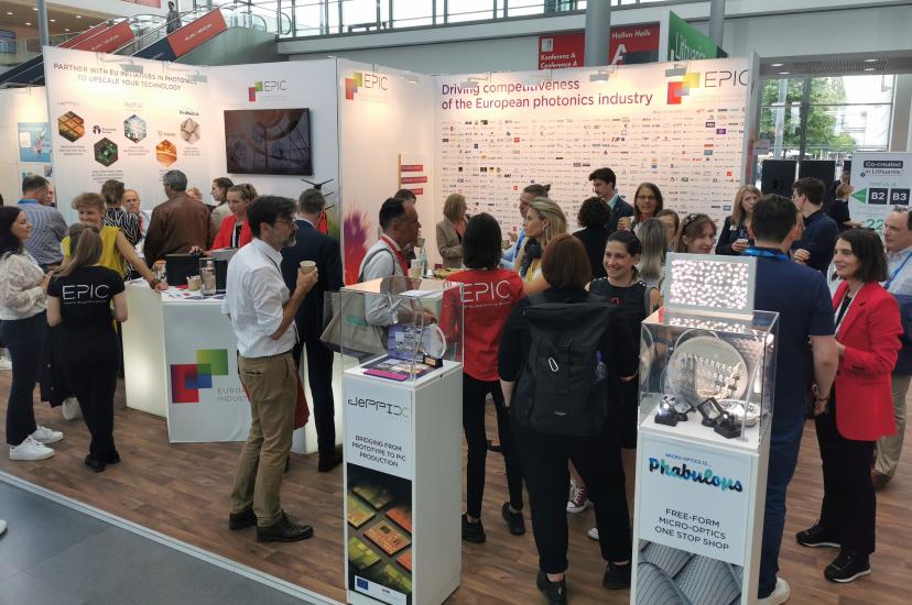 EPIC's stand at LASER World of PHOTONICS
