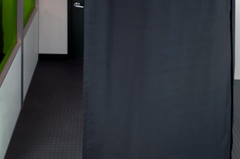 Flexguard Curtain Vestibule barrier from Kentek