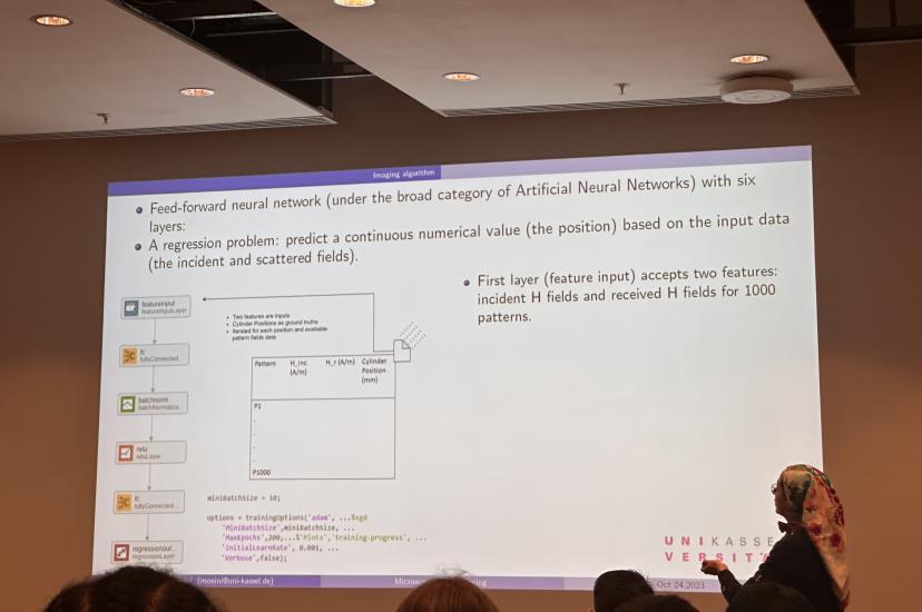 University of Kassel's Samaneh Moeini presents at Photonex