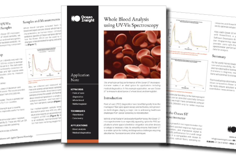 Ocean Insight spectrometer white paper