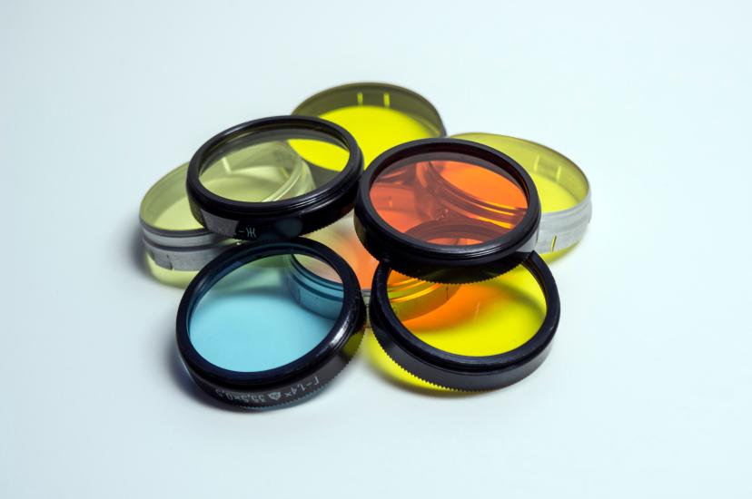 Optical filters are used to selectively transmit or reject light of different wavelengths (Credit: Vladimir_Dresvyannikov/Shutterstock.com)