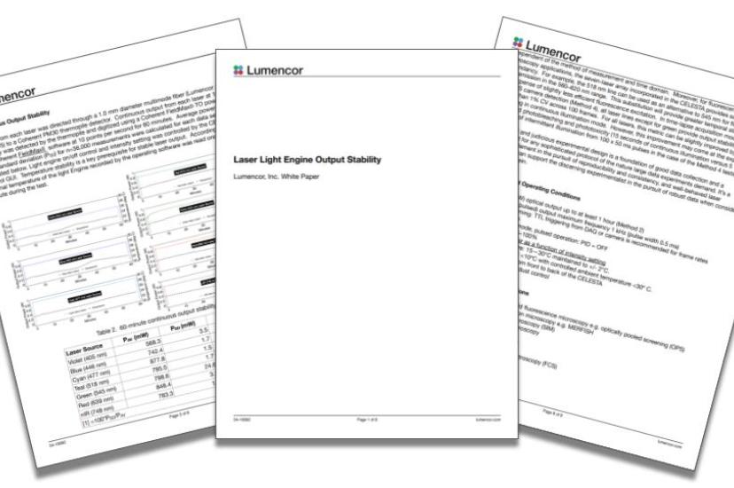 Laser Light Engine Output Stability