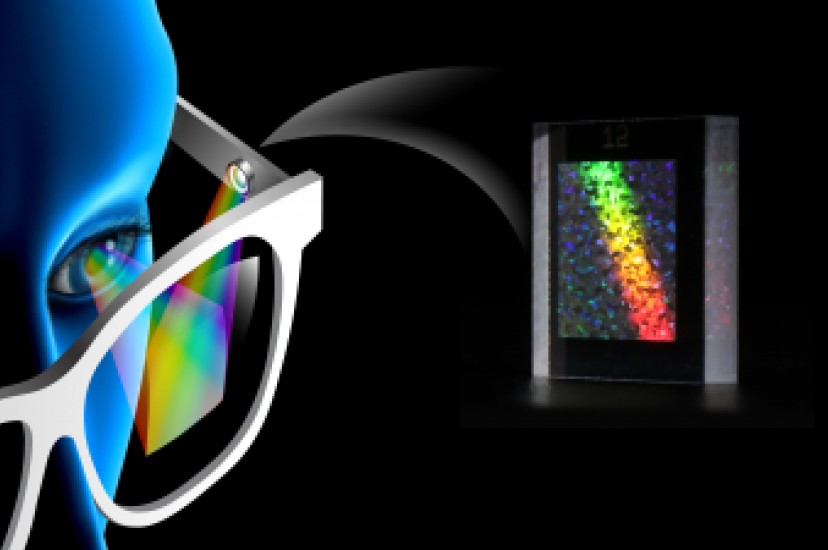 By combining a spatial light modulator with an additional optical element, the research suggest holography images can be made larger and clearer, from a device small enough to fit on a pair of standard eyeglasses.