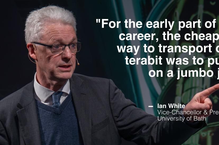 Ian White is the Vice-Chancellor and President of the University of Bath