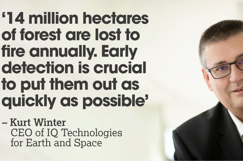 Kurt Winter is CEO of IQ Technologies for Earth and Space, developers of the IQ FireWatch early warning system for forest fires