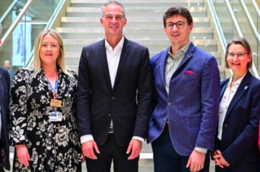 The UK’s Secretary of State for Science, Innovation and Technology, Peter Kyle, joins colleagues to celebrate the work being conducted by the Hubs