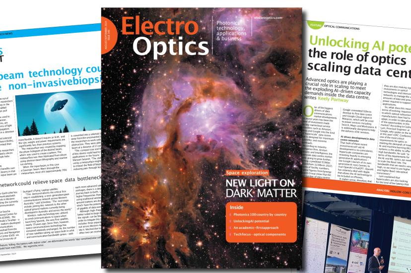 Electro Optics' August/September issue is out now