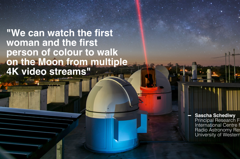 Sascha Schediwy discusses his work on laser communications between ground and space