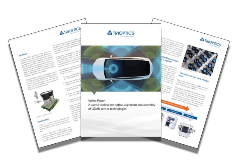 TRIOPTICS White Paper lidar