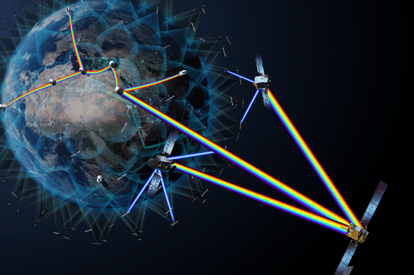 HydRON optical communication for broadband in space