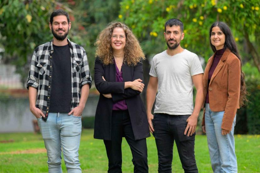 Dr. Omer Kneller, Prof. Nirit Dudovich, Chen Mor and Noa Yaffe