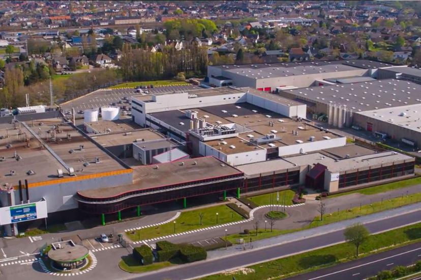 Former BelGaN chip foundry site in Oudenaarde, Belgium