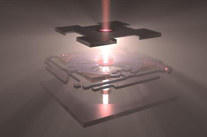 Twisted moiré photonic crystal on-chip sensor
