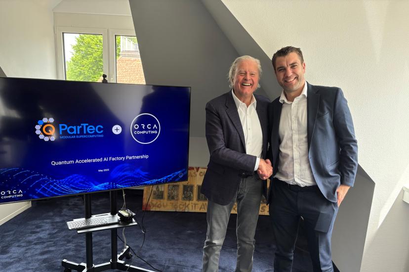 ParTec CEO, Bernhard Frohwitter (left) and ORCA Computing CEO, Richard Murray