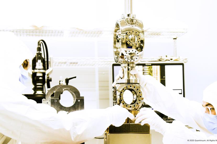 Quantinuum's cleanroom