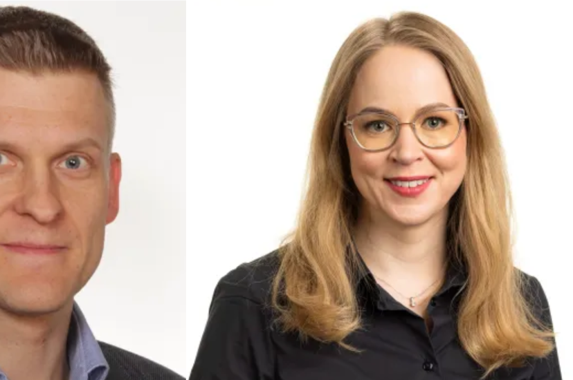 Timo Aalto Research Team Leader, Silicon Photonics Team and Piia Konstari, Director of Microfabrication Services at VTT