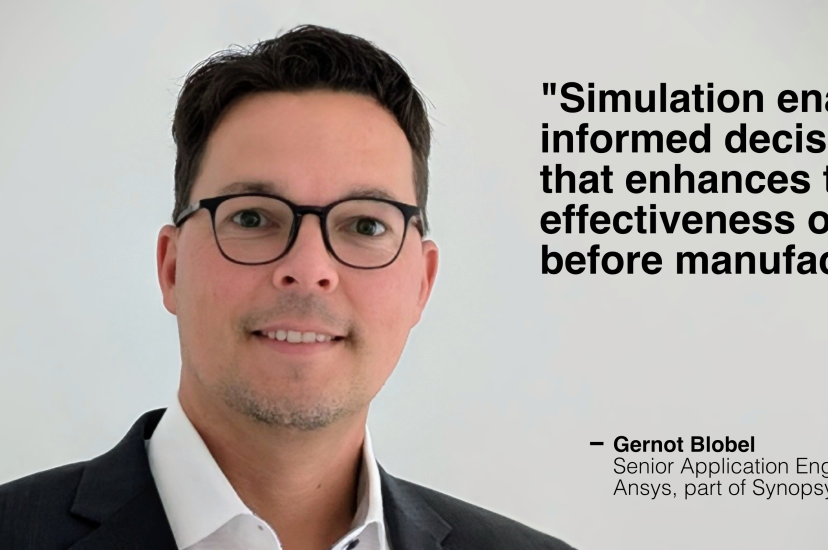 Gernot Blobel, Senior Application Engineer at Ansys, part of Synopsys