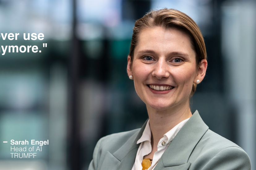 Sarah Engel, Head of AI, TRUMPF