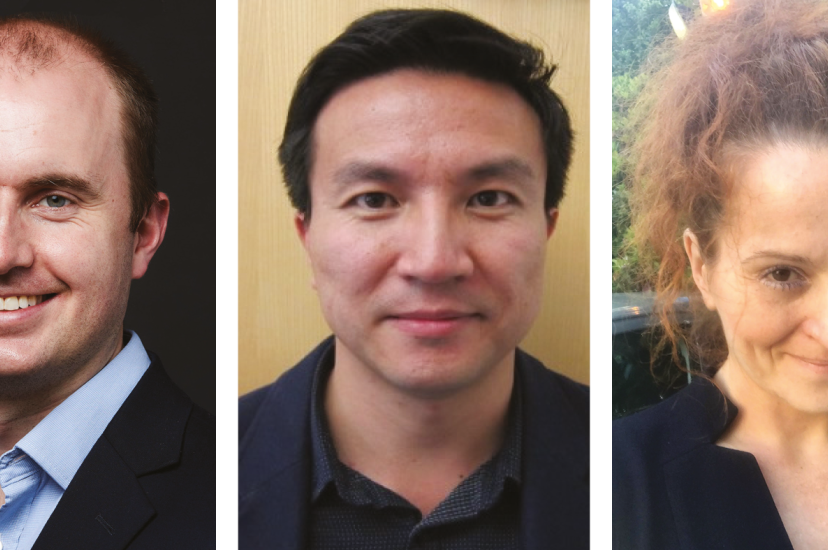 From left: George Gordon, Associate Professor and UKRI Future Leaders Fellow, at the Faculty of Engineering, University of Nottingham; Lei Su, Professor of Photonics, School of Engineering and Materials Science, Queen Mary University of London; Pola Goldberg Oppenheimer, Professor in Microengineering and Bionanotechnology, Institute of Healthcare Technologies and School of Chemical Engineering, University of Birmingham