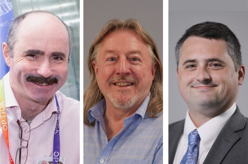 Liam O'Faolain, Project Coordinator for the Passepartout project at Munster Technological University; Dave Nelson, President of Aerodyne Research; David Blair, Chief Product Officer, Headwall Group