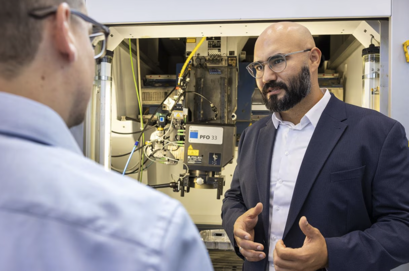 Volkan Yavuz in front of the PFO 33