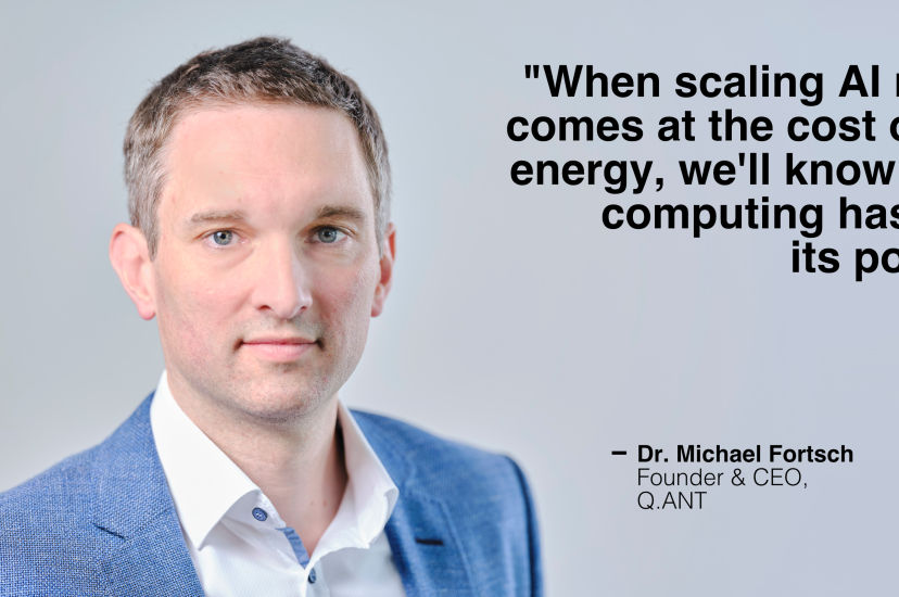 Dr. Michael Fortsch, Founder and CEO of Q.ANT