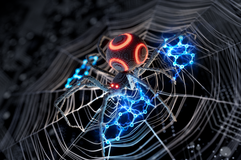 Artist’s illustration of a lanthanide-doped nanoparticle