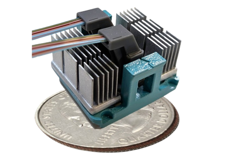 The PicoJool Terapod is a VCSEL-based parallel optical link