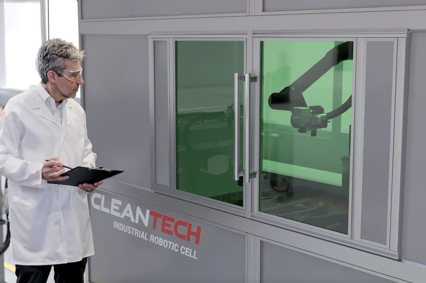 Laser Photonics’ CleanTech Industrial Robotic Cell 6040