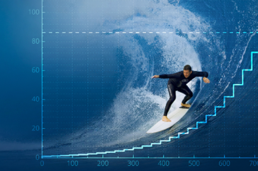 Riding a continuous wave