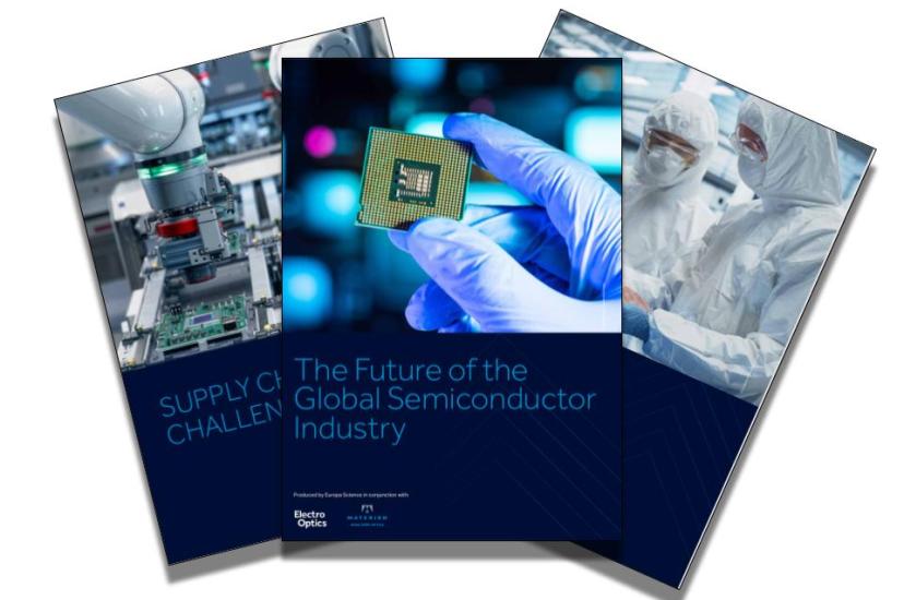 Image of White Paper fanned out. Title is: The future of the global semiconductor industry