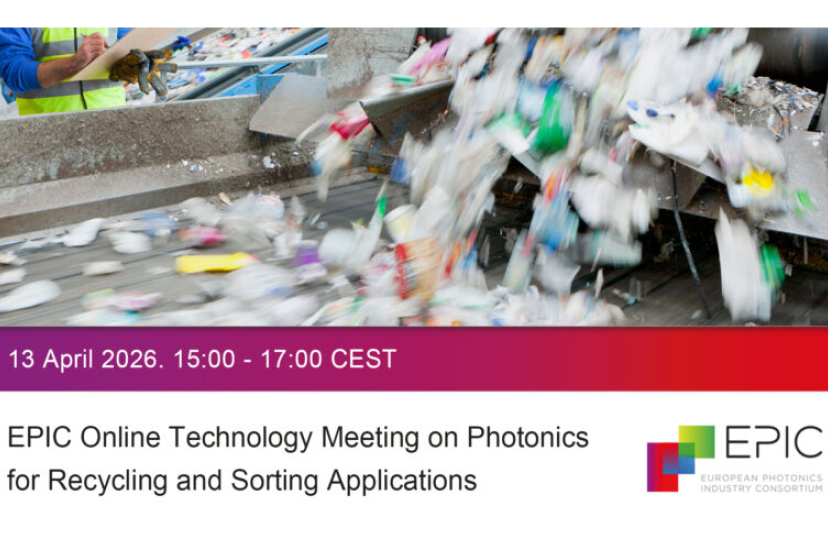 EPIC Online Technology Meeting on Photonics for Recycling and Sorting Applications logo