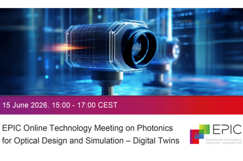 EPIC Online Technology Meeting on Photonics for Optical Design and Simulation – Digital Twins logo
