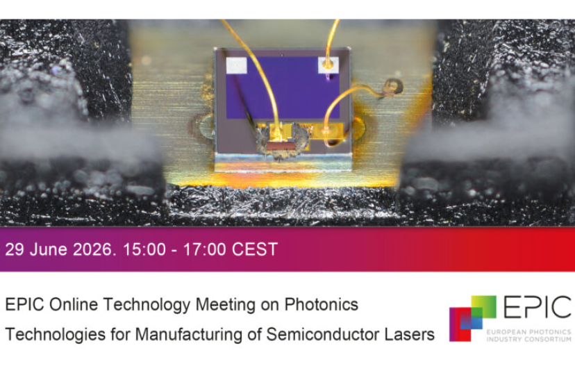 EPIC Online Technology Meeting on Photonics Technologies for Manufacturing of Semiconductor Lasers logo
