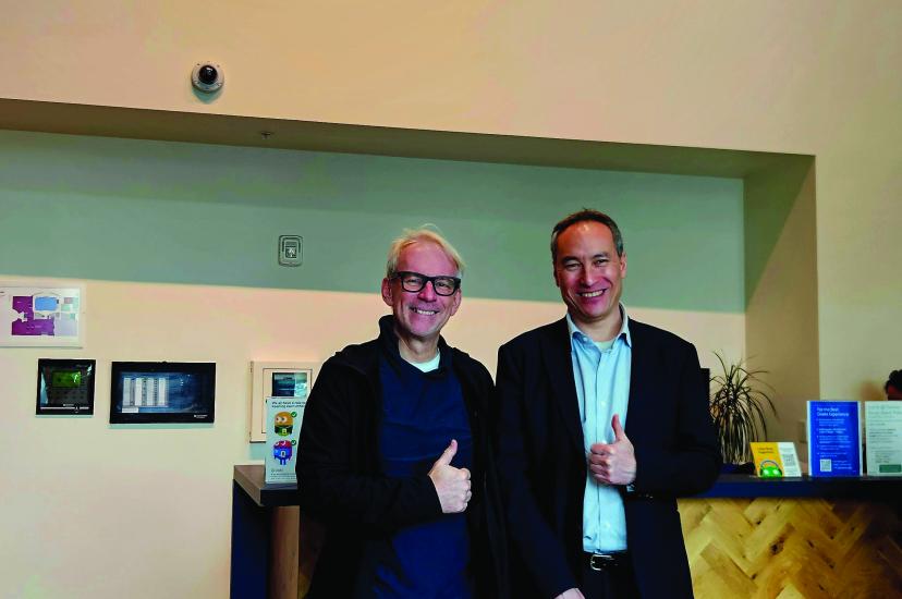 Carlos Lee at Google HQ