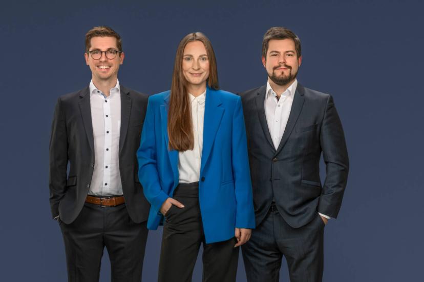 Felix Wellmann, CTO, INLEAP Photonics; Katharina Haas, CFO, INLEAP Photonics, Marius Lammers, CEO, INLEAP Photonics