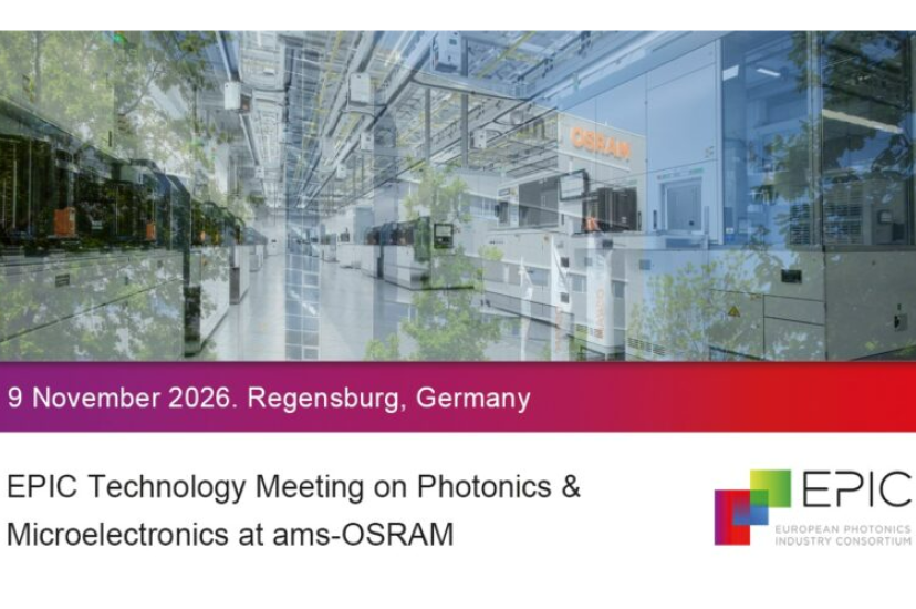 EPIC Technology Meeting on Photonics & Microelectronics at ams-OSRAM logo