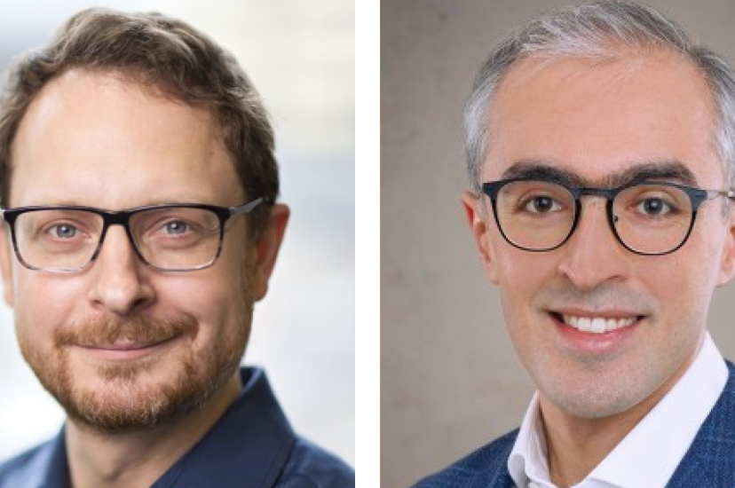 Stefan Weber and Pouya Rajaeipour, CEO and CTO of Phaseform