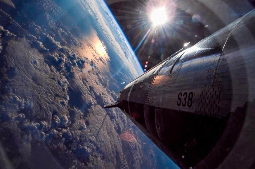 Satellite above Earth