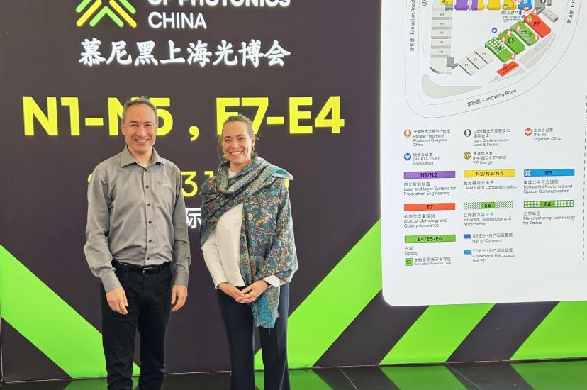 Carlos Lee with Anke Odouli in Shanghai