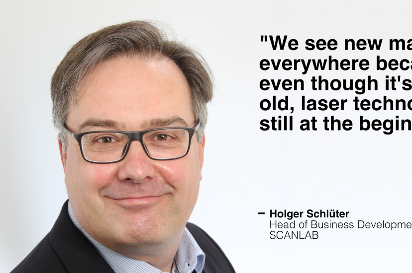 Holger Schlüter, Head of Business Development at SCANLAB