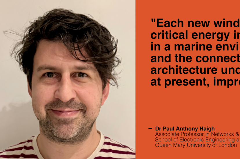 Dr Paul Anthony Haigh, Associate Professor at the School of Electronic Engineering and Computer Science at Queen Mary University of London 
