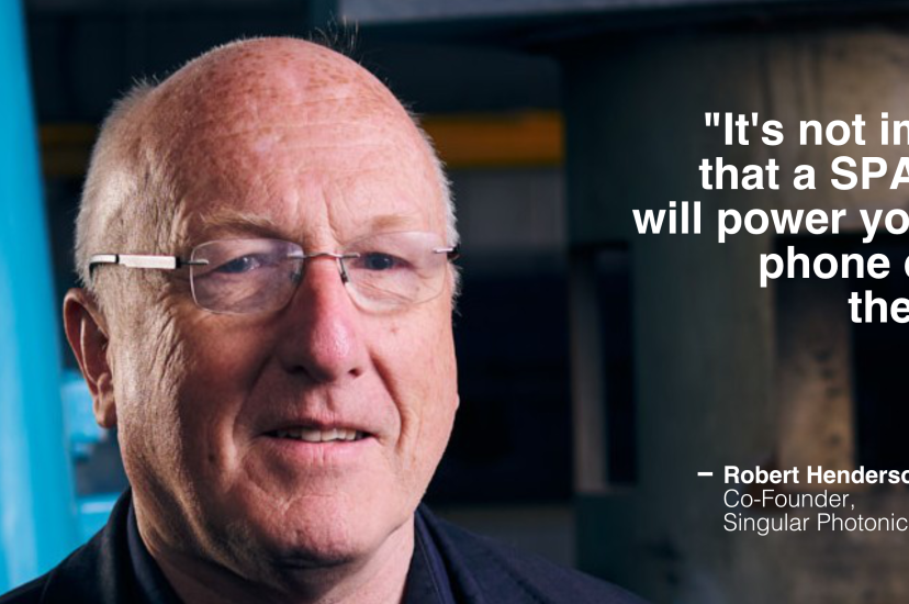 Prof Robert Henderson, Scientific Co-Founder, Singular Photonics